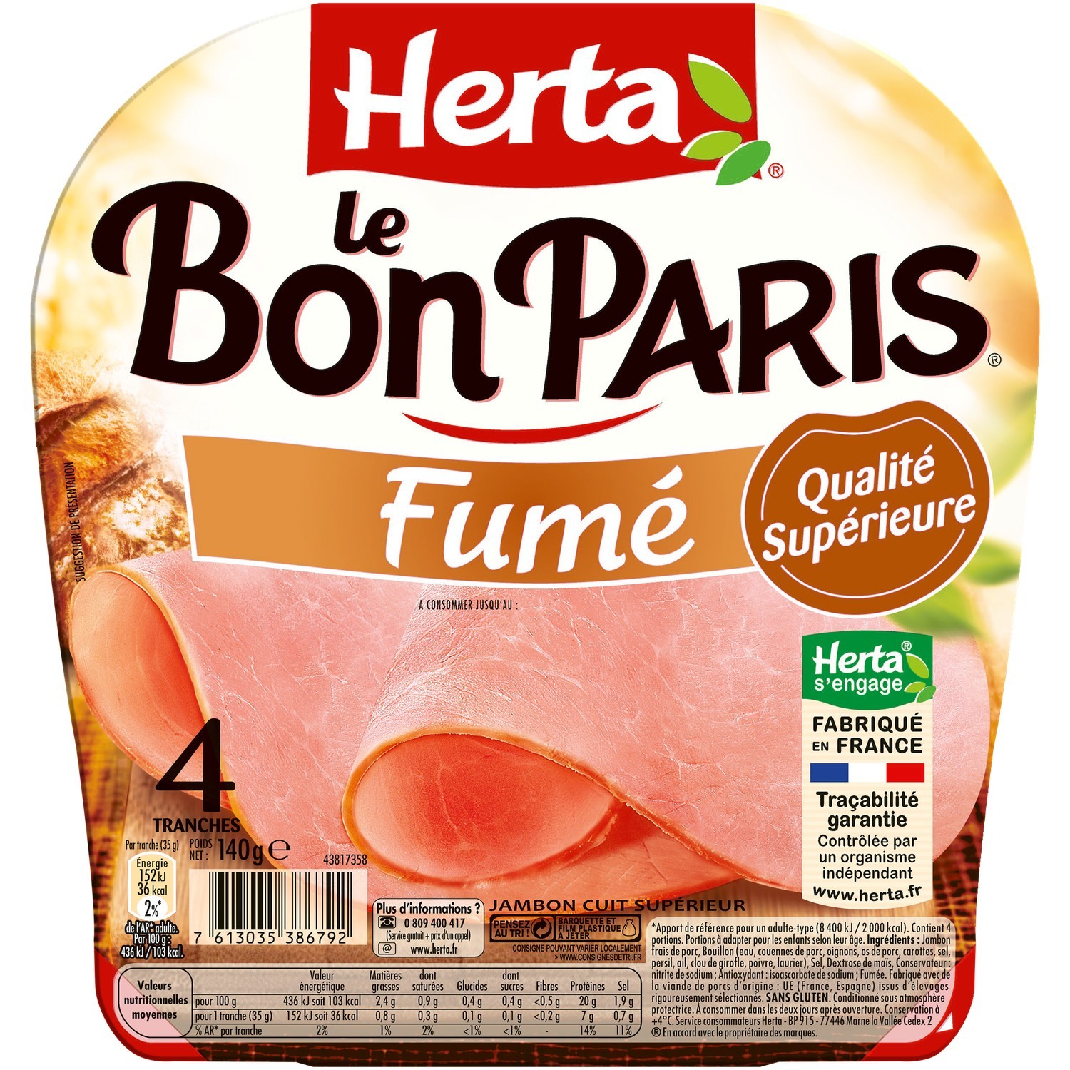 Jambon Fumé Le Bon Paris
